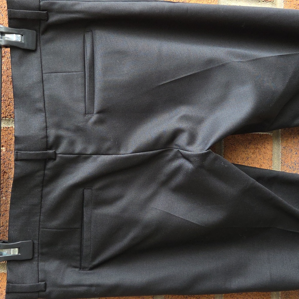 The Kooples Black Dress Pant with satin stripe - Picture 7 of 11